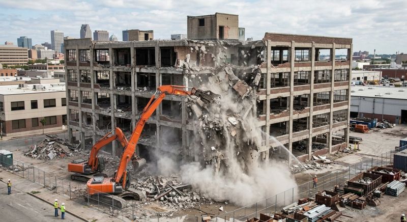 Commercial Building Removal in Sacramento, CA