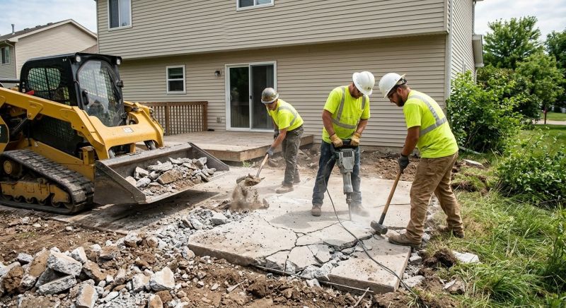Concrete Pathway Removal in Sacramento, CA