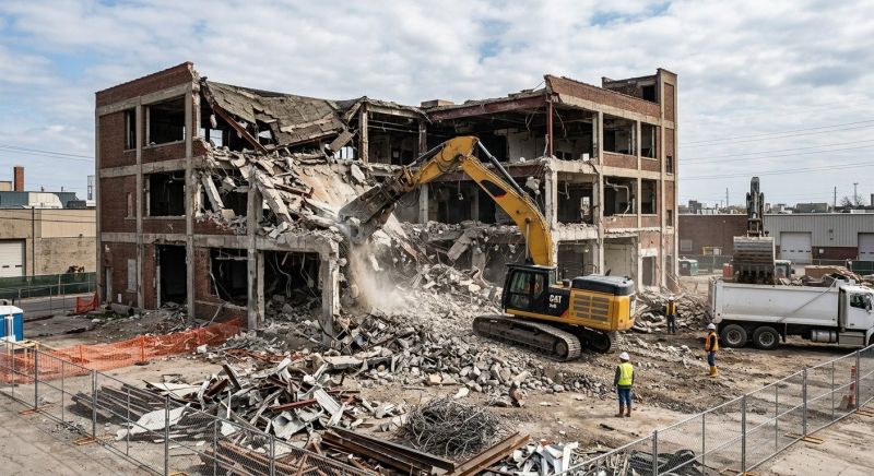 Industrial Demolition in Bergen County, NJ
