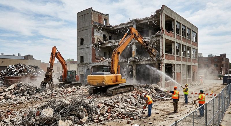 Industrial Demolition in Katy, TX
